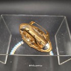 Vintage Stratton Lipstick Holder   Mirror Lipview Case Black Gold Floral England