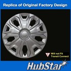Hubcap Wheel Covers For 2015-2025 Ford Transit 150 250 350 350hd 1 Pc Silver