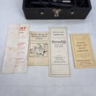 Renulife Violet Ray Generator Antique Medical 1920 s 2 Attachments W  Paperwork