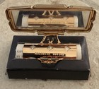 Vintage Stratton Lipview Lipstick Holder Mirror Goldtone Nib Unopened W  Papers