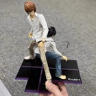 New Anime Death Note Figure Light Yagami   L Pvc Model Statue Toy No Box
