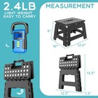 9  Folding Step Stool For Adults kids non-slip Folding Stools With Portable Hand