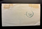 1835 Stampless Folded Letter From Paris To Algiers  Algeria  Blue Serifed Cd