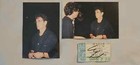 Lou Reed Autographed Ticket And Pics - 930 Club  Washington Dc Aug 13  1998