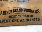 Antique Anchor Brand Clothes Wringer Front Board Primitive Decor 16 