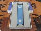 Vintage Wedgwood Judaica Pale Blue Jasperware Mezuzah Case 3538 Mib