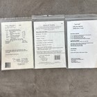 Penny Rug Patterns Lot Of 3 Wool Felt Candle Mat wool Table Rug posy Table Quilt