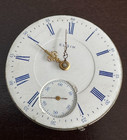 Vintage 18 Size Elgin Pocket Watch Movement Gr 335 Keeping Time 17 Jewel