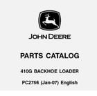 John Deere 410g Backhoe Loader Tractor Parts Manual Pc2756 On Cd Rom Ship Fast