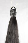 New Real Horse Hair Natural Black 1 Lb tail Extension 35-36  Made In Usa