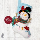 Bucilla Felt Applique 18  Stocking Making Kit  Large  Frosty And Bright