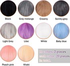 Siquk 20 Pieces Faux Fur Pom Pom Balls Fluffy Pom Pom With Elastic Loop Diy Faux