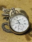 Vintage Waltham Brass Pocket Watch Antique Elgin Style Nautical Gift For Ocasion