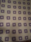 Handmade Crocheted Afghan Throw Blanket Lavender White Approx 59   X  49 