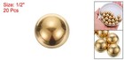 20pcs Precision Solid Brass Bearing Balls 1 2  Industrial Brass Ball Spheres