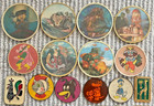 Set Of 46 Vintage Badges For Children  Soviet Era  Cartoon Fairy Tales Ussr