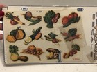 Vintage Vegetables Cooking Kitchen Decorative Transfer Decals Nos Kitschy Retro