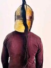 Medieval Roman Spartan Armor Helmet Antique Brass Viking Wearable Helmet Gift