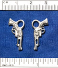 Rdlc Traditional 1 9 Scale Western Pistol Bit For Model Horse Tackmaking Silver