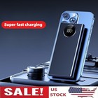 900000mah Portable Power Bank Lcd Led 2 Usb Battery Charger For Mobile Phone