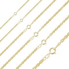 14k Yellow Gold Rope-cable Chain Bracelet Solid Not Plated