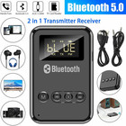 Usb Bluetooth 5 0 Transmitter Receiver 4in1 Wireless Audio 3 5mm Aux Car Adapter