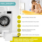 Baby 3 Pack Soft Terry Hooded Towel Set For Newborn Boys And Girls Gray Lion    