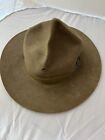 Original John B Stetson Wwi Us Army 1910 s Campaign Hat Army Military Beaver