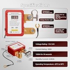 300a Positive Side Battery Disconnect Switch 12v-24v Remote Battery White