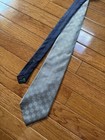 Vintage Tommy Hilfiger Men s 100  Silk Woven Geometric Tie Set  Made In Usa 