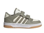 Adidas Break Start Kid s Size 11  Court Shoes Hook   Loop  Silver Pebble