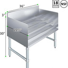 Stainless Steel 4 Tier Liquor Display Rack 22 5    X 36    Nsf Bar Bottle Shelf