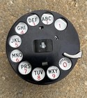 Vtg Western Electric 30a Black Rotary Telephone Phone Dial Face Pulse Dialing