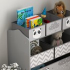 Toy Organizer With 6 Storage Bins  Kids Storage Unit For Bedroom  Kids Room