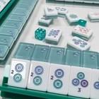 American Mahjong Tile Set four Layer Acrylic 160 Tiles blue Butterfly