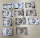 Pakistan 1 Rupee Banknotes     Vintage Withdrawn Currency     Lot Of Multiple