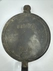 Puritan Waffle Iron No 8 Cast Iron Paddle Vintage Gray Fair Ball Hinge Round Htf