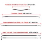 16 -18  Handlebar Brake Line Clutch Cable Tbw For Harley 17-20 Flhx Flht W abs