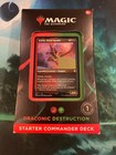 Mtg Draconic Destruction Starter Commander Deck     Ready To Play     Sealed