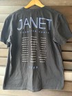 Janet Jackson Concert Tshirt Large 100  Cotton Black Back Together Again 2023