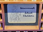 Vtg Hummel School Children Complete Set 28 Gold Plated Thimbles   Display Case