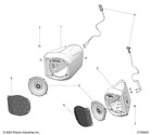 Polaris Speaker Assembly  Left-hand  Genuine Oem Part 2637560  Qty 1