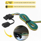 56407 4-pin Trailer Hitch Wiring Harness Fit For Jeep Wrangler Jl jlu 2018-2024 