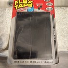    flex Tape Mini 3  X 4  Black Waterproof Patch New Sealed 2 Pack Stop Leaks Fast