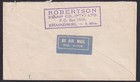 South Africa 1933 Airmail Cover With 1930 Official 6d Pair To Uk  Sg O16