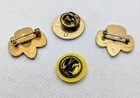 Vintage Girl Scouts Of America Usa Lapel Pins - Lot Of 4