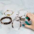 Metal Bending Pliers     Pliers With Curved Nylon Jaws For Bracelet Shaping  5    