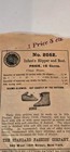 The Standard Fashion Company Antique Sewing Pattern Infant s Slipper   Boot