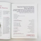 Christie s American Furniture Silver   Folk Art January 2002 Auction Catalog