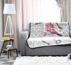 Kids Plush Throw Blanket     Soft   Cozy Fleece Throw For Bedroom   Couch D  cor   